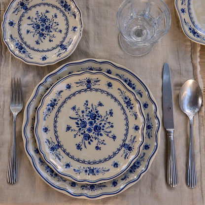6 Platos Ensalada/Postre VILA 21 cm Beige-Blue
