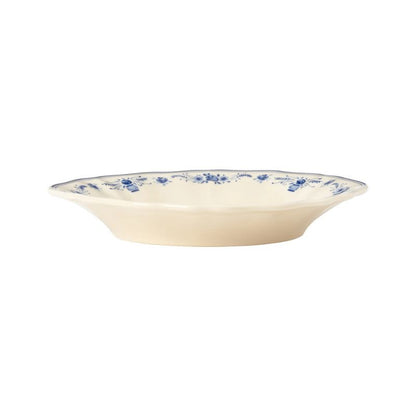 6 Platos Hondo Pasta VILA 25 cm Beige-Blue