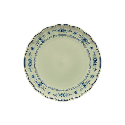 6 Platos Grande VILA 27 cm Olive-Blue