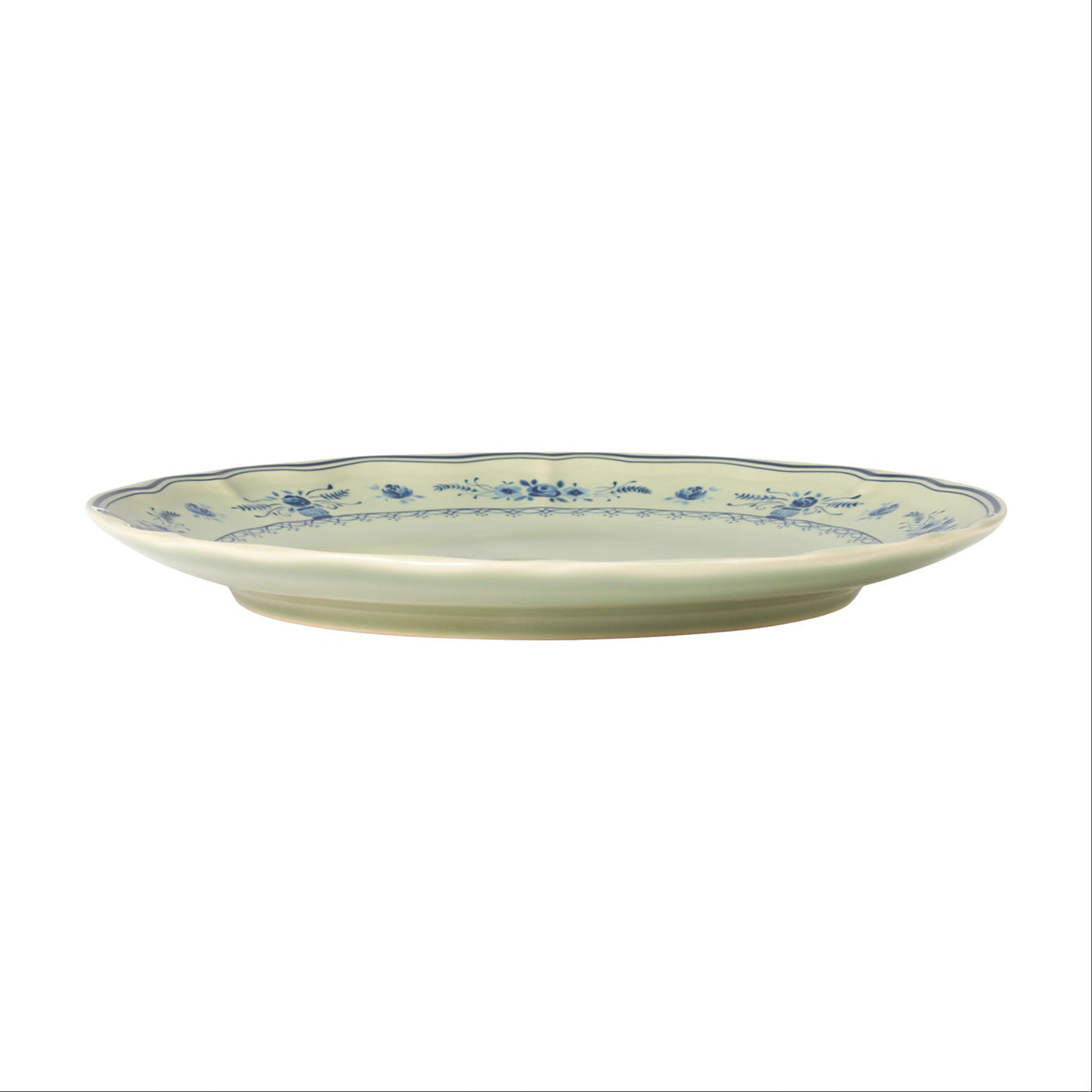 6 Platos Grande VILA 27 cm Olive-Blue