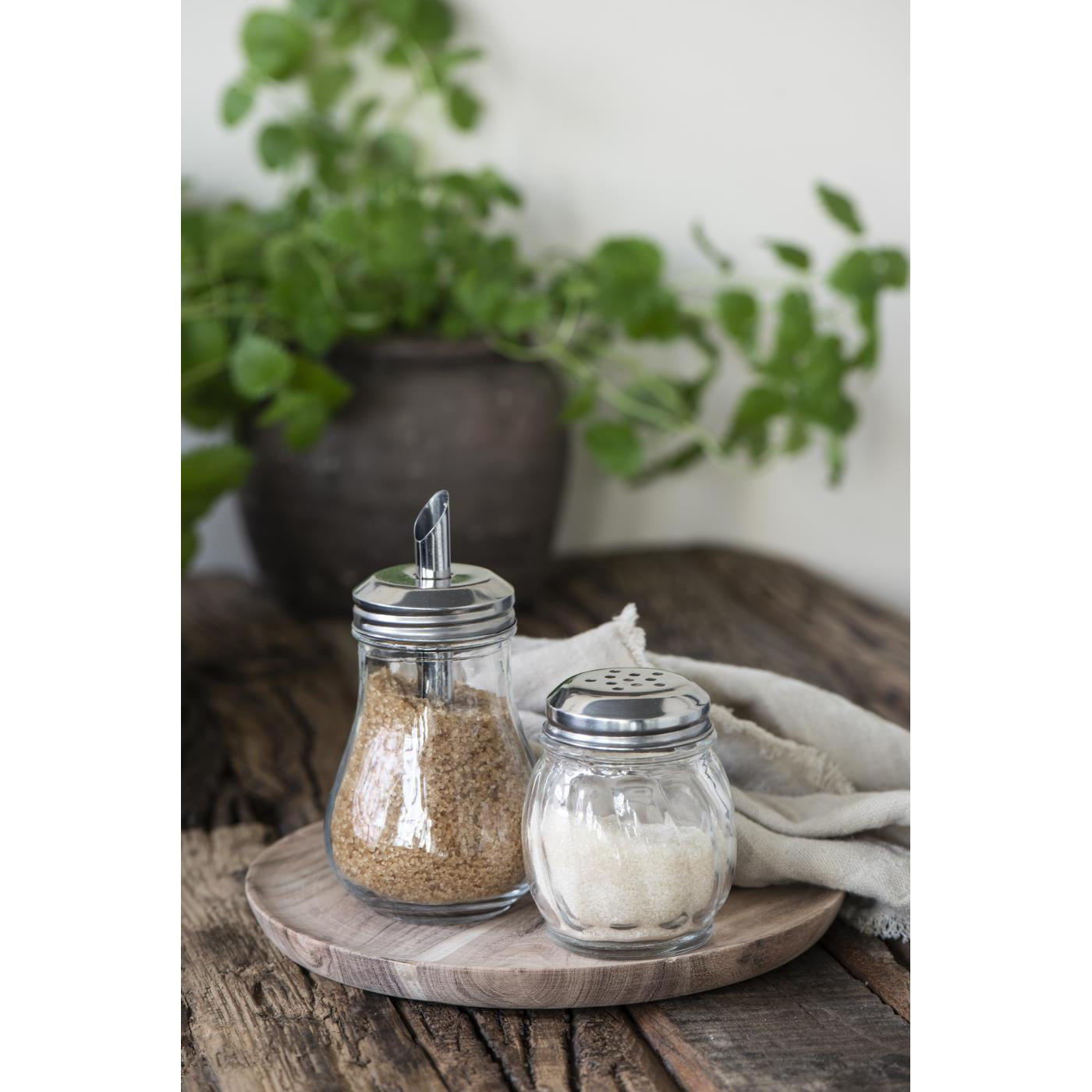 Plato Base/Bandeja Madera Acacia Diam. 20 cm