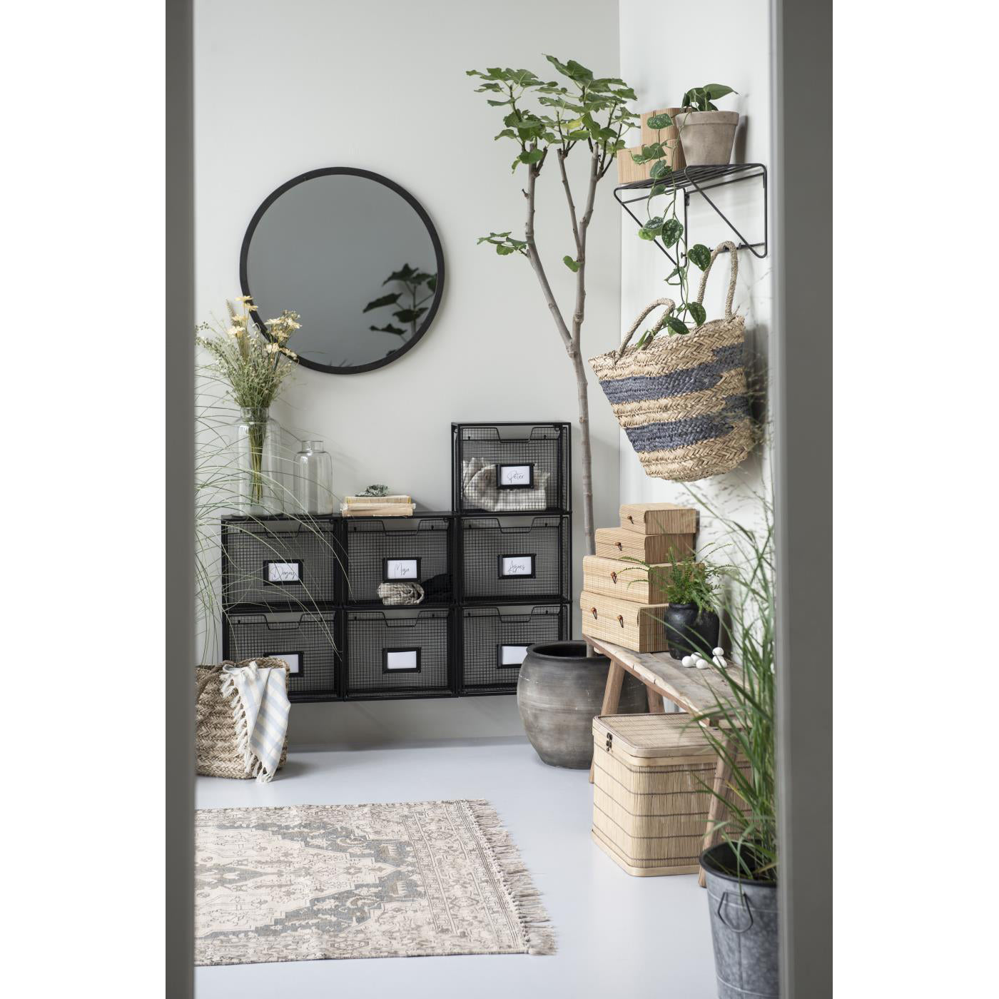 Espejo de pared redondo Brooklyn 60 cm