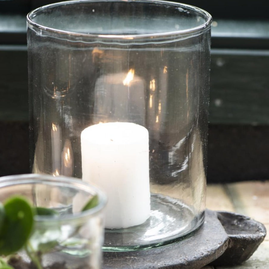 Florero / Porta velas Hurricane Handblown