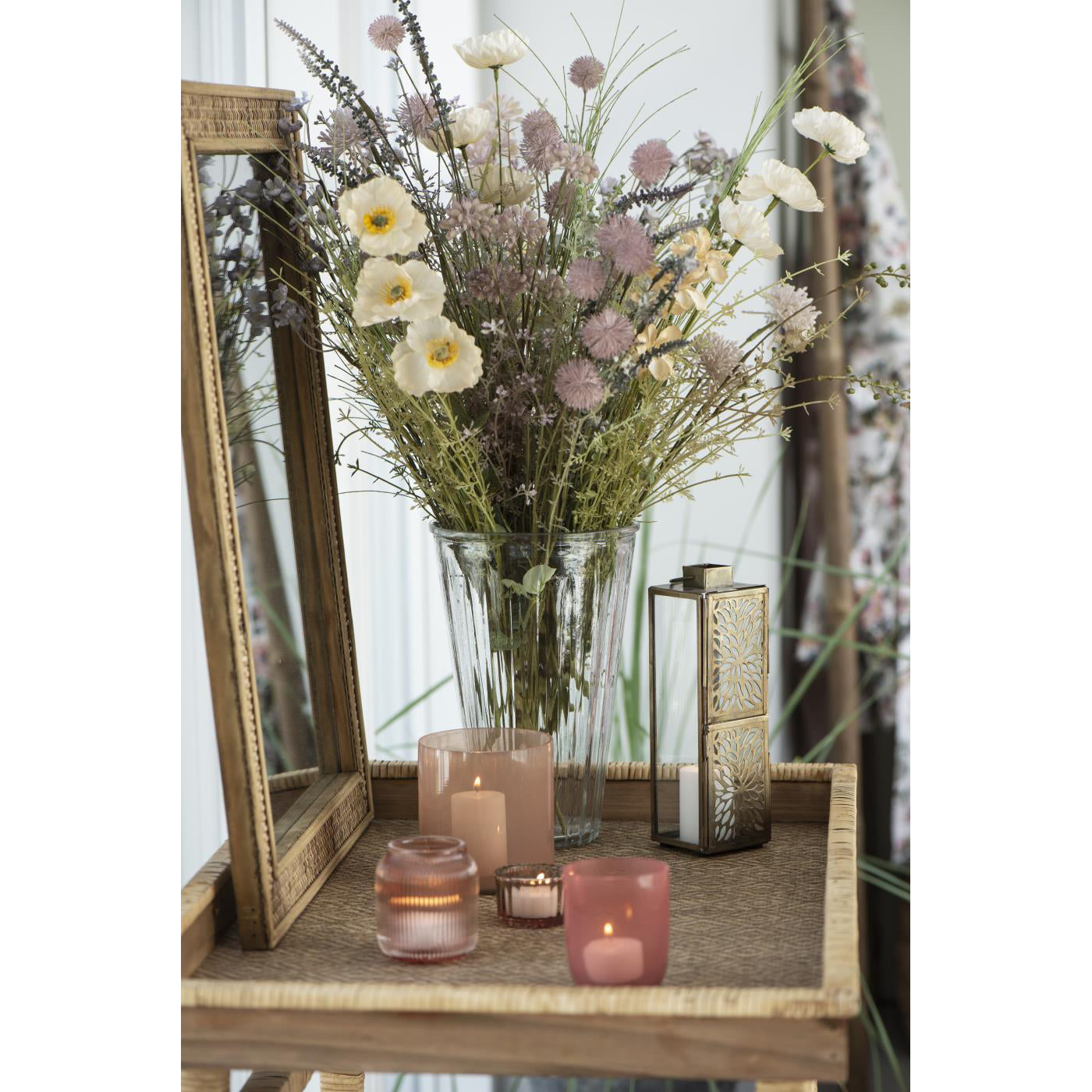 Flores tonos grises 9847
