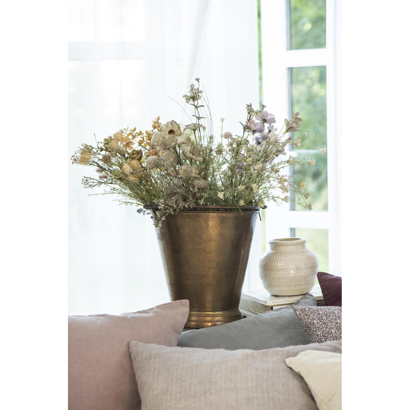 Flores color Piel/tonos Verdes 9831