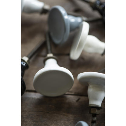 Tirador Cerámica Blanco