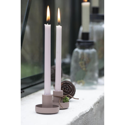 Candelabro Metálico Taper Malva Small