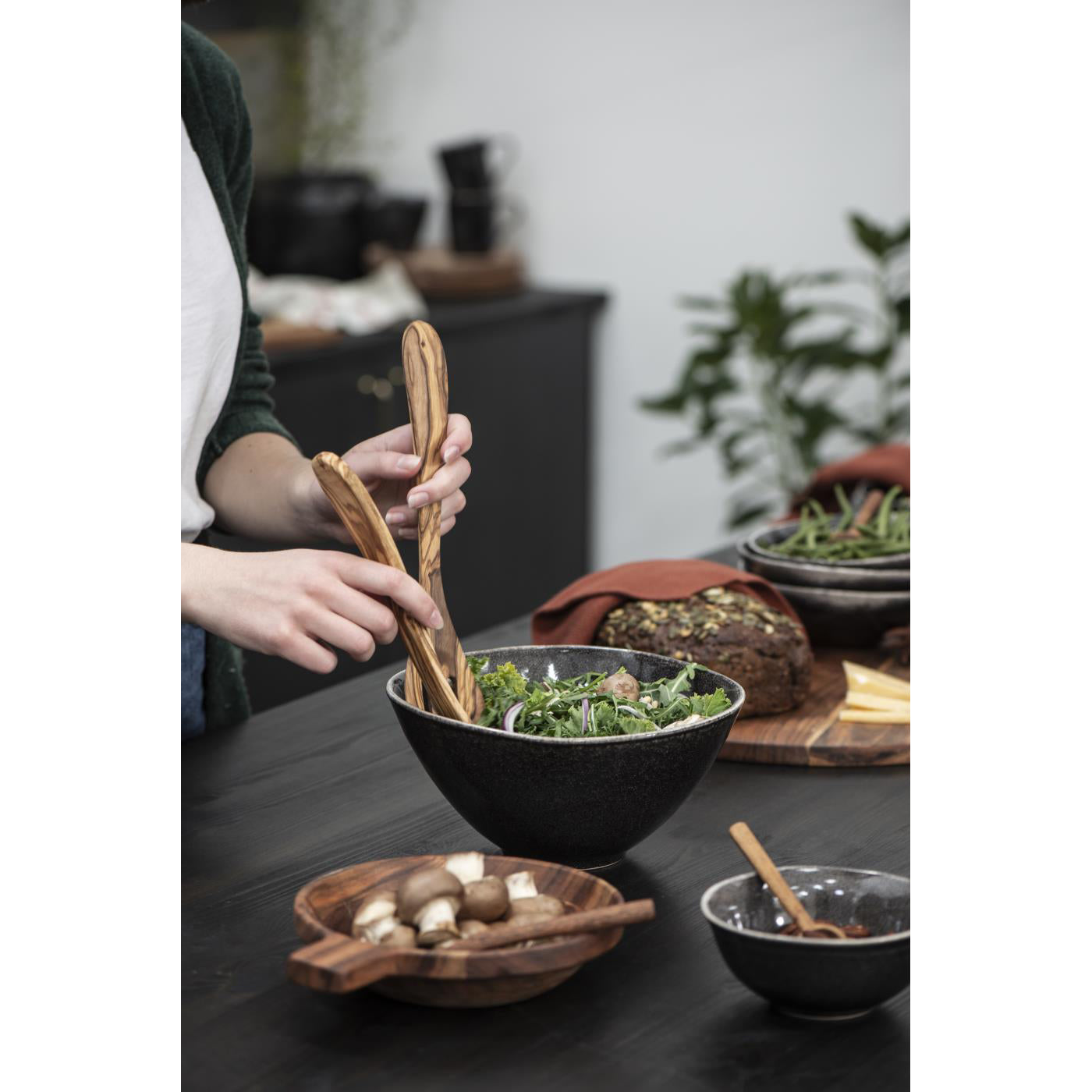 Bowl Ensaladas Dunes Antique Black Large