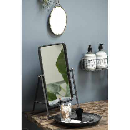 Espejo de Mesa Rectangular Negro
