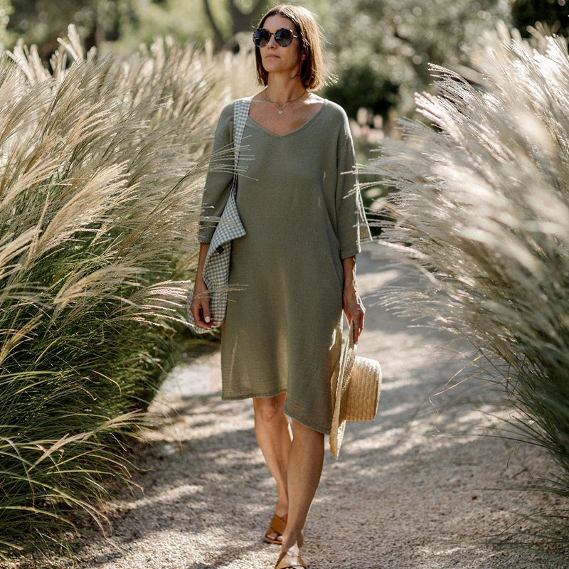 Túnica Tilos Celadon