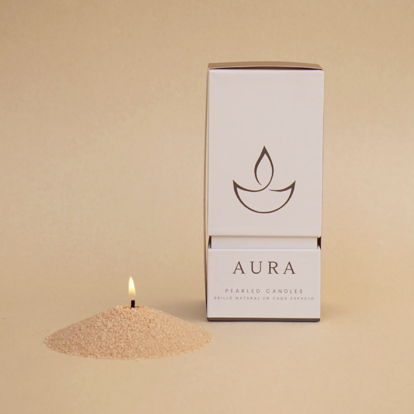 Vela Perlada Color Arena 500 gr