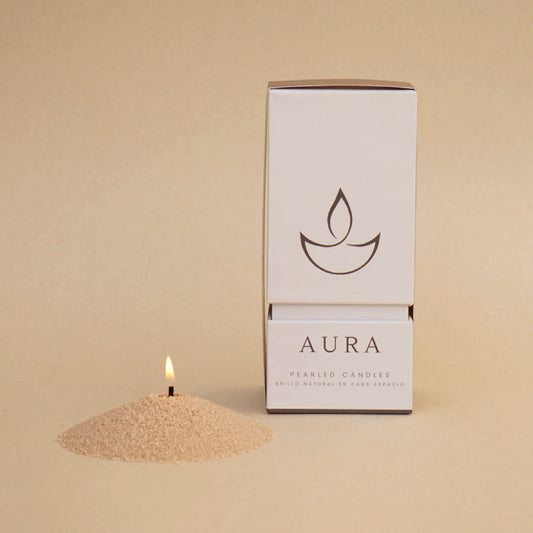 Vela Perlada Color Arena 500 gr
