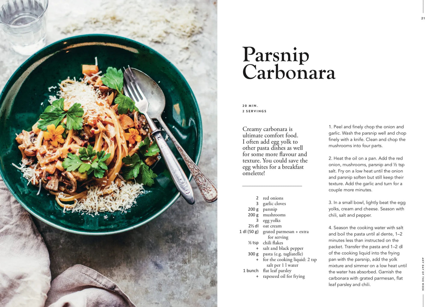 Libro Veggies, Every Day of the Week