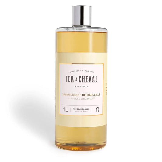 Fer a Cheval Jabón de Marsella Líquido 1 lt Té Blanco y Yuzu