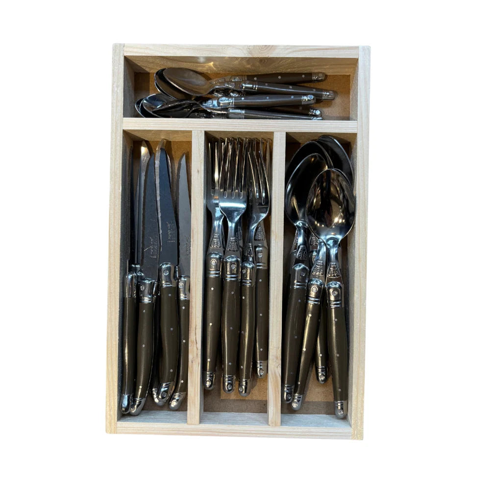 Laguiole Set 24 piezas Jean Dubost Pepper