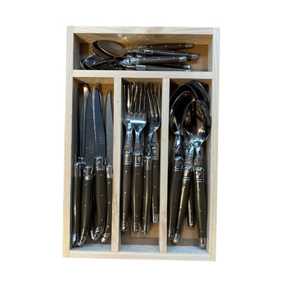 Laguiole Set 24 piezas Jean Dubost Pepper
