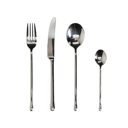 Set 24 Cubiertos Monet Plateado (6 Personas)