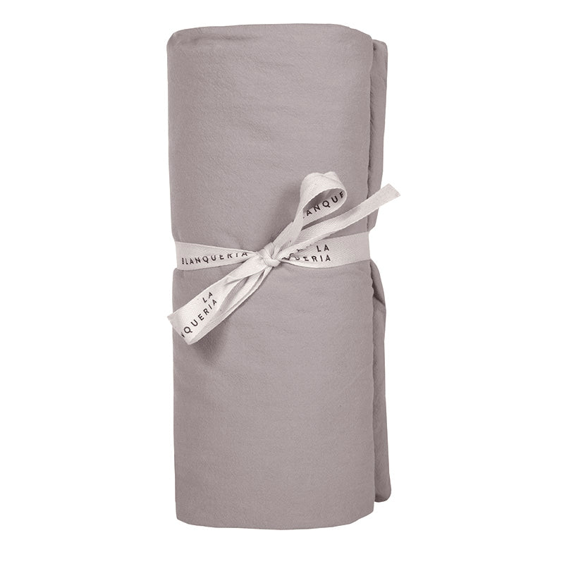 Sábana Bajera Algodón Percal Grey