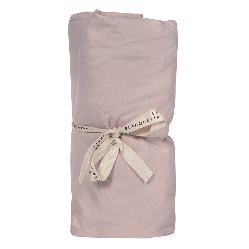 Sábana Bajera Algodón Percal Pink nude