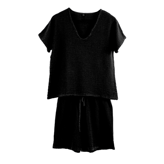 Lounge Wear Symi Noir Short & Polera