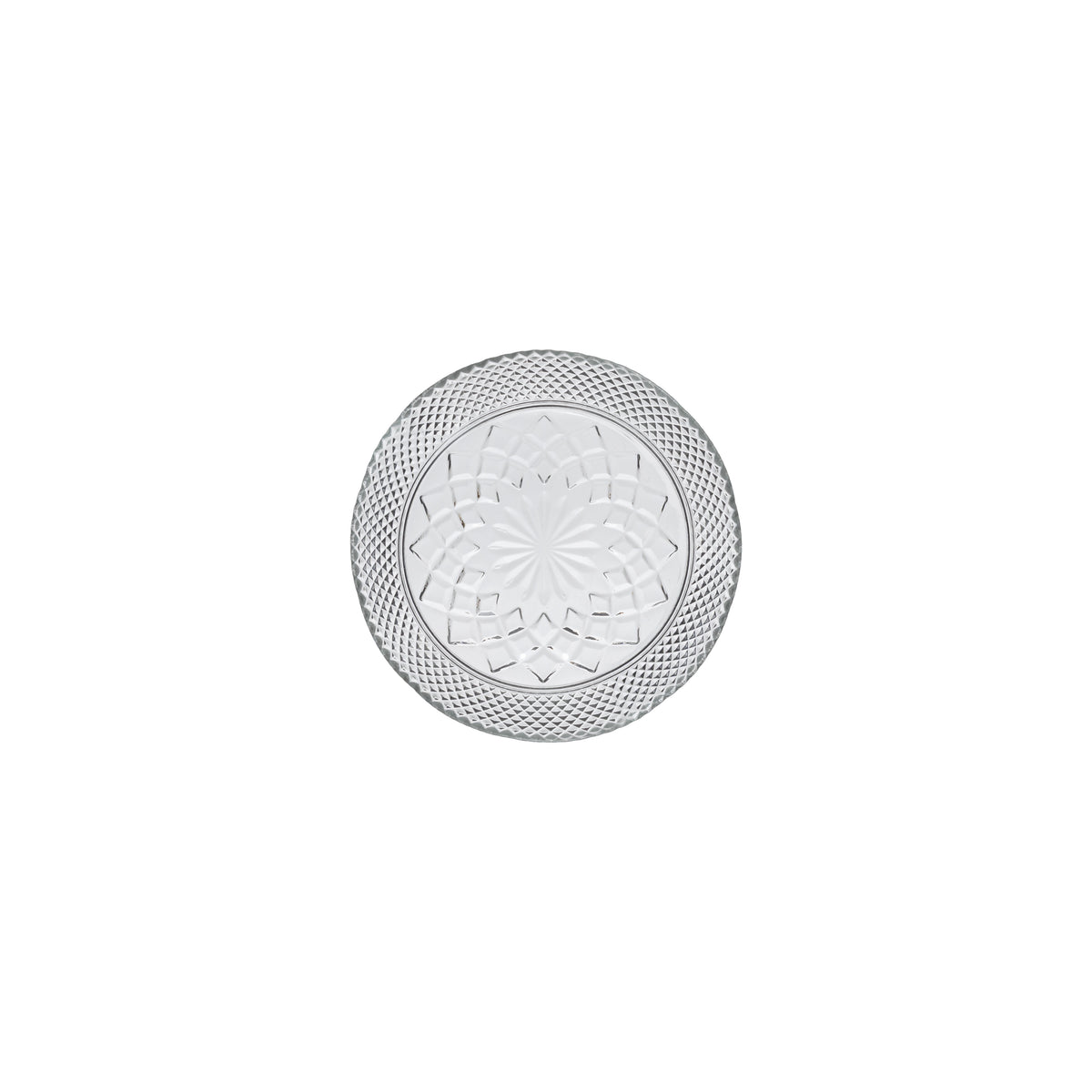 6 Platos Aperitivo 16 cm Cristal Transparente