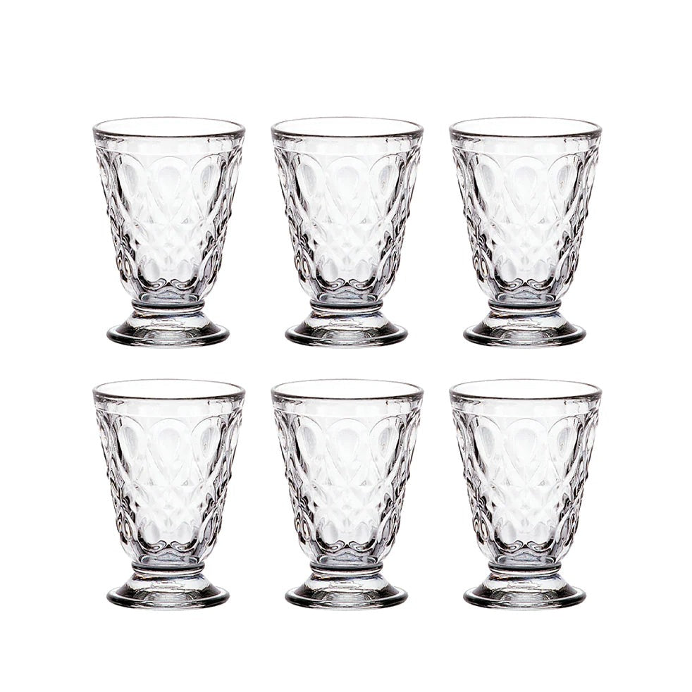 SET 6 VASOS LYONNAIS TRANSPARENTE 200ml