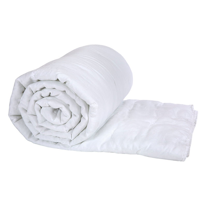 Piecera Lino Cruz Blanco