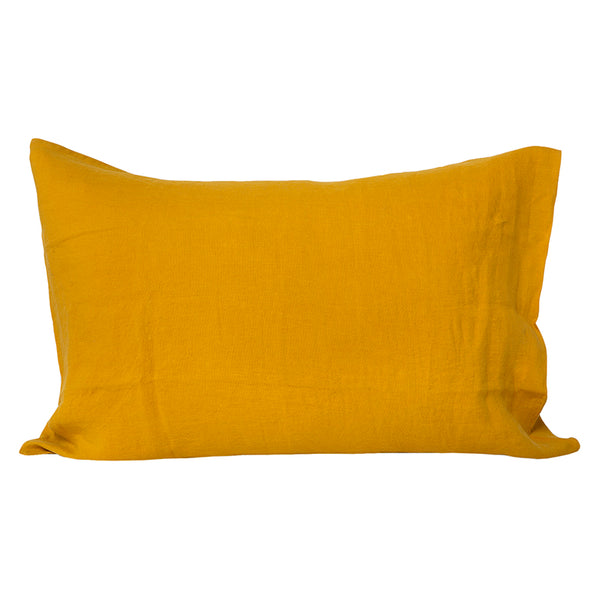 Funda Almohada Lino Viti Safran